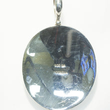 Oval Dome Decorated Pendant With Mother of Pearl Center