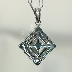 White Gold Pendant With 1/4 Carat Total of White Diamonds