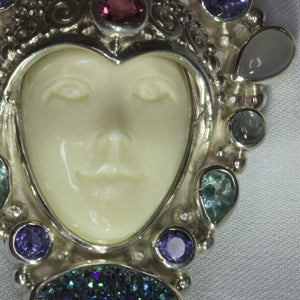 Amazing Sterling Silver Carnival Mask by Sajen